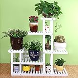木製フラワーラック室内植物スタンド木製植物フラワーディスプレイスタンド木製ポットシェルフストレージラック屋外 (色 : B1)