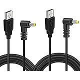 【2本セット】Panasonic 充電ケーブル PSP 充電器 L型DC充電ケーブル (DCジャック 外径：4.0mm/内径：1.7mm) PSP、パナソニックのポータブルナビ・ゴリラ、ビデオカメラ、ラジオ、リーベックスのワイヤレスチャイムに対応【1