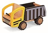 ピントーイ はたらくくるま 木のおもちゃ 天然木 ダンプカー