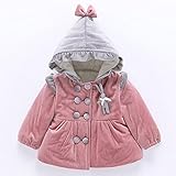 Kukiwa女の子コートおしゃれ 無地、ダブルブレスト 長袖秋冬防寒着 ベビー服 子供服 ベビー服冬 厚手 ジャケット子供 赤ちゃん服 キッズこーと女の子 キッズ服女の子 暖かい出産祝い プレゼント 