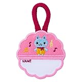 ミノダ funnyZOO タオル用ひも付きワッペン ねこ K01I5905