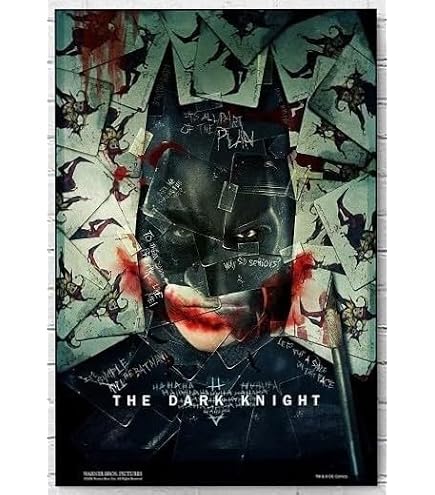 Amazon.co.jp: 映画ポスター ダークナイト ジョーカー DARK KNIGHT