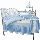 Baby Doll Bedding Regal Crib Bedding Set, Blue by BabyDoll Bedding