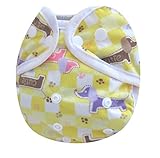 Kawaii Baby One Size Snap Minky Cloth Diaper Cover for Prefolds Cutie by Kawaii Baby