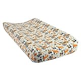 Let's Go Deluxe Flannel Changing Pad Cover Nursery Decor by Trend Lab [並行輸入品]