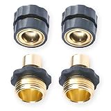 3/4" Garden Hose Quick Connector Value Pack [並行輸入品]