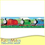 機関車トーマスデコレートウォールシールボーダーラインステッカー（子供部屋・パーティー飾り）