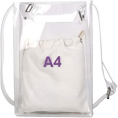 Amazon Icouchi クリアトートバッグ ショルダーバッグ 透明 ビニールトート レディース おしゃれ サイズ Icouchi ショルダーバッグ