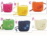 カゴバック レディース バッグ 職人手作り 春 夏 海バッグ かばん 収納バスケット ナチュラル カゴバック ショルダーバッグ ポシェットバッグ ショルダーバッグB081 (C)
