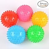 5点Sensoryボールパックおもちゃfor Toddlers and Kids、インフレータブルJumping Bounce応力マッサージHealth CareおもちゃPVC Hedgehogボール