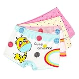 JIEYAベイビーガールズボーイズコットン下着漫画プリントブリーフショーツ (2-3歳)