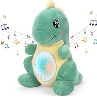 Qizebaby 赤ちゃん おもちゃ寝かしつけおもちゃ オルゴール 赤ちゃん睡眠誘導 寝かしつけ 音楽 投影 恐竜ぬいぐるみ 0歳 1歳 新生児 おもちゃ ベビーベッドおもちゃ 幼児用寝具 出産祝い 男の子 女の子 贈り物