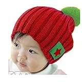 De.Markt 可愛い 風 ニット帽 ニット帽子 ベビー キッズ 赤ちゃん 子 子供 用 かわいい 防寒