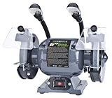 Genesis GBG600L Bench Grinder with Dual Light, 6-Inch [並行輸入品]