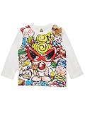 (マイファーストヒステリック) MY FIRST HYSTERIC HYSTERIC TOYLAND総柄 BIG MINIプリントロングTシャツ 80cm ホワイト
