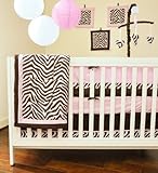 Pam Grace Creations 10 Piece Crib Bedding Set, Zara Zebra by Pam Grace Creations [並行輸入品]