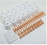 NICCOYA プラズマカッター切断機トーチ用消耗品４種 大量 20セット 金属 切断 セラミック CUT 40