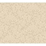 York Wallcoverings WH2712SMP Wallpaper-Her Empire Wallpaper Memo Sample, 8-Inch x 10-Inch, Ecru Sati