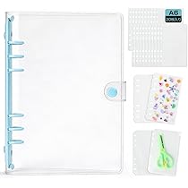 在庫0 A6 シール帳　バインダー　リフィル付き Amazon.co.jp: J.K.T A6バインダー専用 シール帳 リフィル 20枚入り