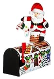 18" Santa Visiting Magnetic Mailbox Cover [並行輸入品]