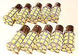 LED 12V S25 シングル 27連 マーカー 白 ホワイト 10個