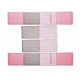 Trend Lab Lily Crib Bumpers, Pink by Trend Lab [並行輸入品]