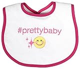Raindrops Pretty Baby Hashtag Bib, Strawberry by Raindrops