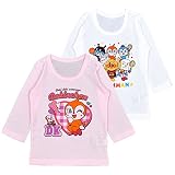 アスナロ（トップス 長袖tシャツ） アンパンマン 長袖Ｔシャツ 2枚組 ベビー 男の子 女の子 子供100 ピンク