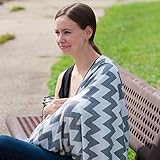 Stylish, Reversible Nursing Cover & Infinity Scarf | Made Of Ultra-Soft, Breathable Cotton Blend | F