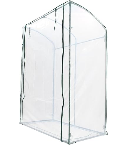 ビニール温室 大型 カバー付き 220*120*215CM温室ベランダ 組立式 Amazon | OSJ ビニール温室 大型 カバー付き 220*120*215CM ベランダ