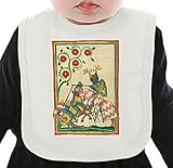 Manuscript illumination ネクタイを有する有機ビブ Medium