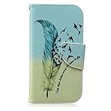 UNEXTATI Galaxy S4 Mini 対応 ケース 全面保護 高品質 レザー 手帳型ケース カバー カード収納 スタンド機能 マグネット開閉式 Samsung Galaxy S4 Mini用