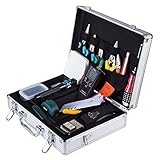 Zoostliss FTTH Fiber Optic Tool Kit with Medidor Fibra Optic Power Meter APM820 and Visual Fault Loc