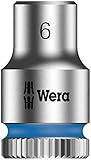 Wera Zyklop 8790 HMA 1/4 Socket, Hex head 6mm x Length 23mm by Wera