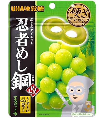 【まとめ売り60個】 忍者めし鋼 鋼のメンタル　ピーチ味 Amazon | 【販路限定品】UHA味覚糖 忍者めし鋼 鋼のメンタルピーチ味