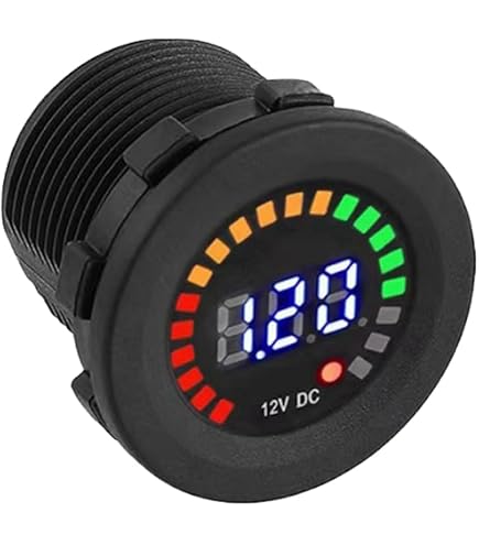 DC 4.5-30V Voltmeter Two-Wire Mini LED Digital Two Line Precision Voltage Meter Volt Detector