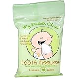 Tooth Tissues Dental Wipes for Baby or Toddler (3 Packs of 30 Wipes) by Tooth Tissues