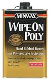 Minwax 40910 Wipe-On Oil-Based Poly, 1-Pint, Clear Satin [並行輸入品]