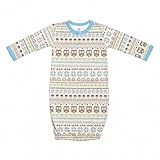 Apple Park OrganicコットンSleepingガウン、ベビーBoy US サイズ: XS カラー: ブルー