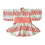 (オーシャンアンドグラウンド)Ocean&Ground 浴衣ワンピース オフホワイト S（85cm～95cm）