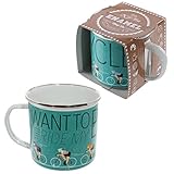 Enamel Mug - Cyclist Design