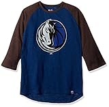 NBA Dallas Mavericks子供ユニセックスNBA Youth 3 / 4ラグランスリーブwith画面、XL、Roy HTH / Cha HTH
