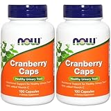 [海外直送品] ナウフーズ　[2本セット] クランベリー濃縮　100カプセル