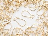 フープピアス パーツ ゴールド KC金 100個 金具 アクセサリー ピアス フープ 金具 ファイニエ （AP0747）