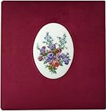 サンヨー スタンダードアルバム プチポワン Sサイズ/シルバー台紙・ビス式 レッド