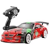 Grandeals RC ドリフトカー 1:10 リモートコントロールカー 70 Km/h ドリフト車両 35分 再生時間 4WD 高速スポーツレーシングカー 2つのバッテリー付き ギフト おもちゃ 大人 子供用