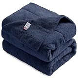 トランパラン タオルケット 今治 シングル クーベルチュール Relax 約140×190cm 日本製 今治タオル 綿100％ (インディゴブルー)