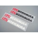 ヨシムラ プリンタックステッカーset 赤/白(2pcs) YOSHIMURA 904-091-1000