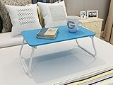 Home-Like ちゃぶ台 ノートパソコンスタンド ラップデスク ローテーブル 折りたたみ式 PCスタンド ベッドテーブル (U009S, ブルー)