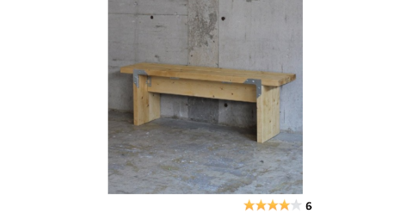 Amazon ベンチのdiy金具キット シンプソン金具と専用ビスのセット 1個での販売 木材別売 Diy 工具 ガーデン